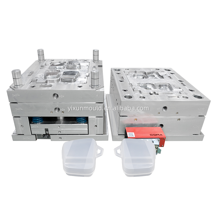 1*2 Cavity Transparent PP Food Grade injection moulding 1 x 2 Hohlräume, transparentes PP-Spritzgussverfahren in Lebensmittelqualität
