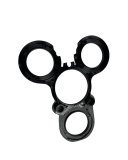 Integrierte Mehrringhalterung und Positionierungsrahmen für den Spritzguss