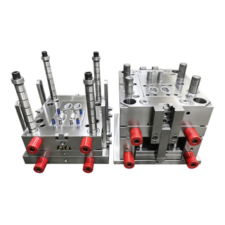 Spritzgegossene Kunststoffkomponenten: Einfache Abdeckung und komplexes hinterschnittenes Gehäuse