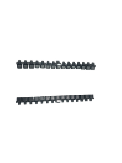 Kundenspezifische OEM-Tastenleiste aus spritzgegossenem Kunststoff mit Mehrfachtastenleiste und Hintergrundbeleuchtung für industrielle Steuerungen und Unterhaltungselektronik