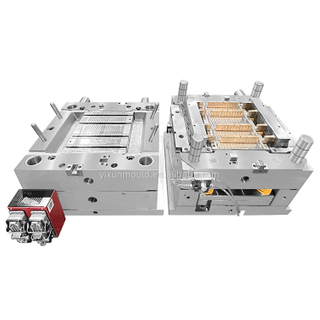 Zertifizierte ISO9001-Spritzguss-Kunststoffform für Formenbauer. Technische Kunststoffteile aus recyceltem HIPS- oder ABS-Material