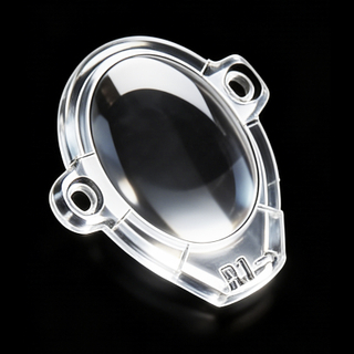 Hochpräzise geformte optische PMMA-LED-TIR-Linsenanordnung mit kristallklarer Sekundäroptik