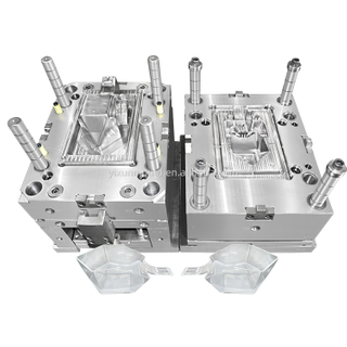 Muti-Cavity-Injektionsform für harte Plastik-Clear-PC-Schutzmaterial