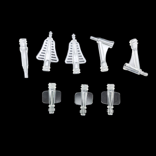  Hochpräziser medizinischer Katheteradapter mit 4 Hohlräumen im Spritzgussverfahren