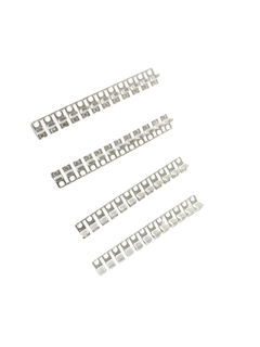 Hochpräziser, kundenspezifischer, spritzgegossener 1*4-Klemmenblock aus PMMA-Material