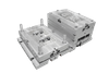 1*2 Hohlraum-PC-Material, großes Anguss-U-Boot-Tor, 1.2083ESR HRC48-52 Stahl, polierter Hohlraum und Kernsockelplatte, kundenspezifische Form