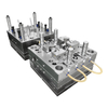 1+1 Hohlraum PA66+30GF Pin-Point-Anguss 1.2344 HRC48-52 Stahl VDI27-30 Oberflächenfinish Industrieformen Hochwertiger Kunststoffbehälterdeckel-Spritzguss