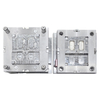 2+1+1 Formhohlraum FDA-Qualität ABS Seitentor U-Boot-Läufer 738H HRC35-40 Stahl SPI B2 Textur Kunststoffplattenform 