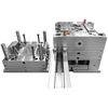 Kundenspezifische hochpräzise 2-Kavitäten-ABS-Spritzgussform mit UV-Schutz Pin Point Gate 3-Platten-Formstahl HRC48-52-Form