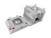 1 x 1 Hohlraum, PC-Material, großes Horntor, HRC37-43-Form, Stahl, geprägtes Logo, VDI27-Finish, randlose Reflektorform