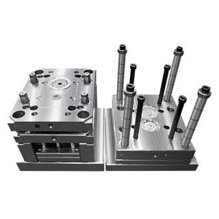 Strenge Kontrolle des Aussehens 1+1 HDPE- und TPU-Umspritzung mit Kunststoffkappenform, einstufige integrierte Spritzgussform 