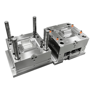 1*1 Overmold-Hohlraum PC und TPU Shore A 65 großer Anguss 1,2344 HRC48-50 Form Stahlstruktur VDI30 Spritzgussform für industrielle Kunststoffkomponenten