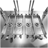 1*4 Hohlraum PA66 Material Pin Point Gate 2344 HRC48-52 Formstahlhohlraum und Kern SPI-B2 Finish Zahnradformteil 