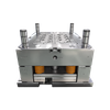 ABS 1*2 U-Boot-Tor 2-Platten-Formhohlraum und strukturierte Kernoberfläche 3-Positionen-Oberflächenmontagekasten Rückabdeckung Kunststoff-Industrieformen