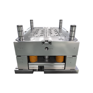 ABS 1*2 U-Boot-Tor 2-Platten-Formhohlraum und strukturierte Kernoberfläche 3-Positionen-Oberflächenmontagekasten Rückabdeckung Kunststoff-Industrieformen
