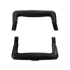 1*2 Cavity PP Grey Color 2-point Valve Gate Nozzle S136 mold steel Overmold Luggage Handle Custom Molding