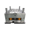 ABS 1*2 U-Boot-Tor 2-Platten-Formhohlraum und strukturierte Kernoberfläche 3-Positionen-Oberflächenmontagekasten Rückabdeckung Kunststoff-Industrieformen