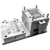Zuverlässige, kundenspezifische OEM-Kunststoffspritzgussform mit 1 x 2 Hohlräumen, schnelle Lieferung, ABS + UV-blockierende Segmentdeckelform