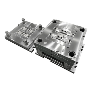 1*4 Formhohlraum ABS-Material Großer Anguss U-Boot-Tor 1.2083ESR HRC50-52 Polnischer Formstahl Schalttafel Kundenspezifisches Formteil 