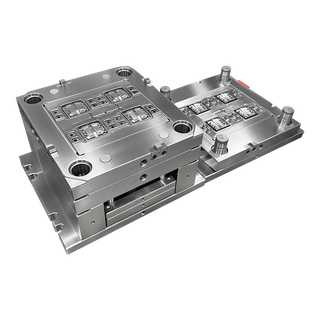 1*4 PC-Material U-Boot-Torform 1.2083ESR HRC50-52 Stahlfertige Kernform Doppelte Halteplatten-Abdeckungsform