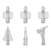 PA12 1*4 Direct Side Gate 1.2083ESR HRC48-52 Mold Steel Slider SPI-A3 und teilweise VDI-18 Medical Connector Medical Molding