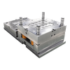 ABS 1*2 U-Boot-Tor 2-Platten-Formhohlraum und strukturierte Kernoberfläche 3-Positionen-Oberflächenmontagekasten Rückabdeckung Kunststoff-Industrieformen